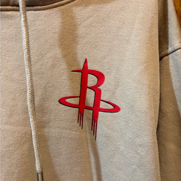 Beige Hoodie with Red Logo - Picture 2 of 6